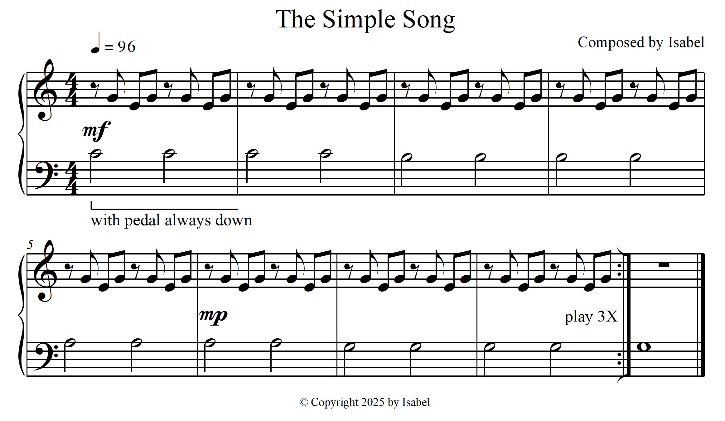 The Simple Song